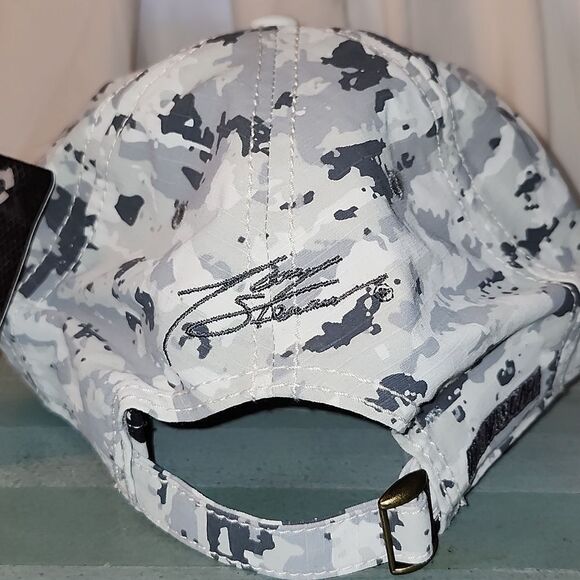 Nascar Stuart Haas Tony Stewart 14 Grey Camo Sliderback Hat - New - Picture 5 of 10